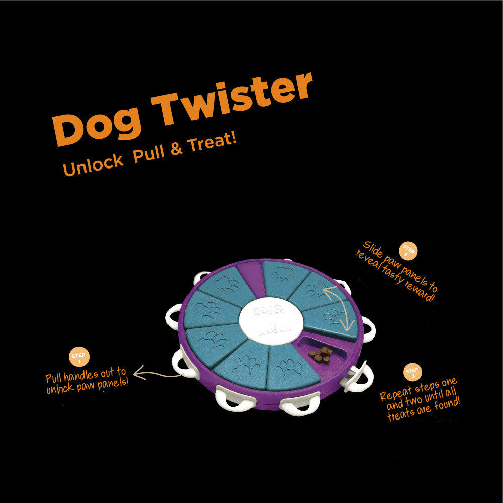 Stormy Pup Food Puzzle Toy