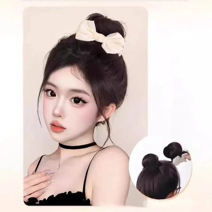 Synthetic Flower Bud Hair Volume Wig Clips by Cashymart