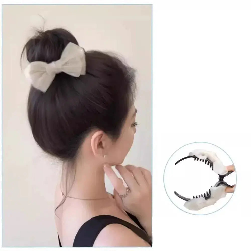 Synthetic Flower Bud Hair Volume Wig Clips by Cashymart
