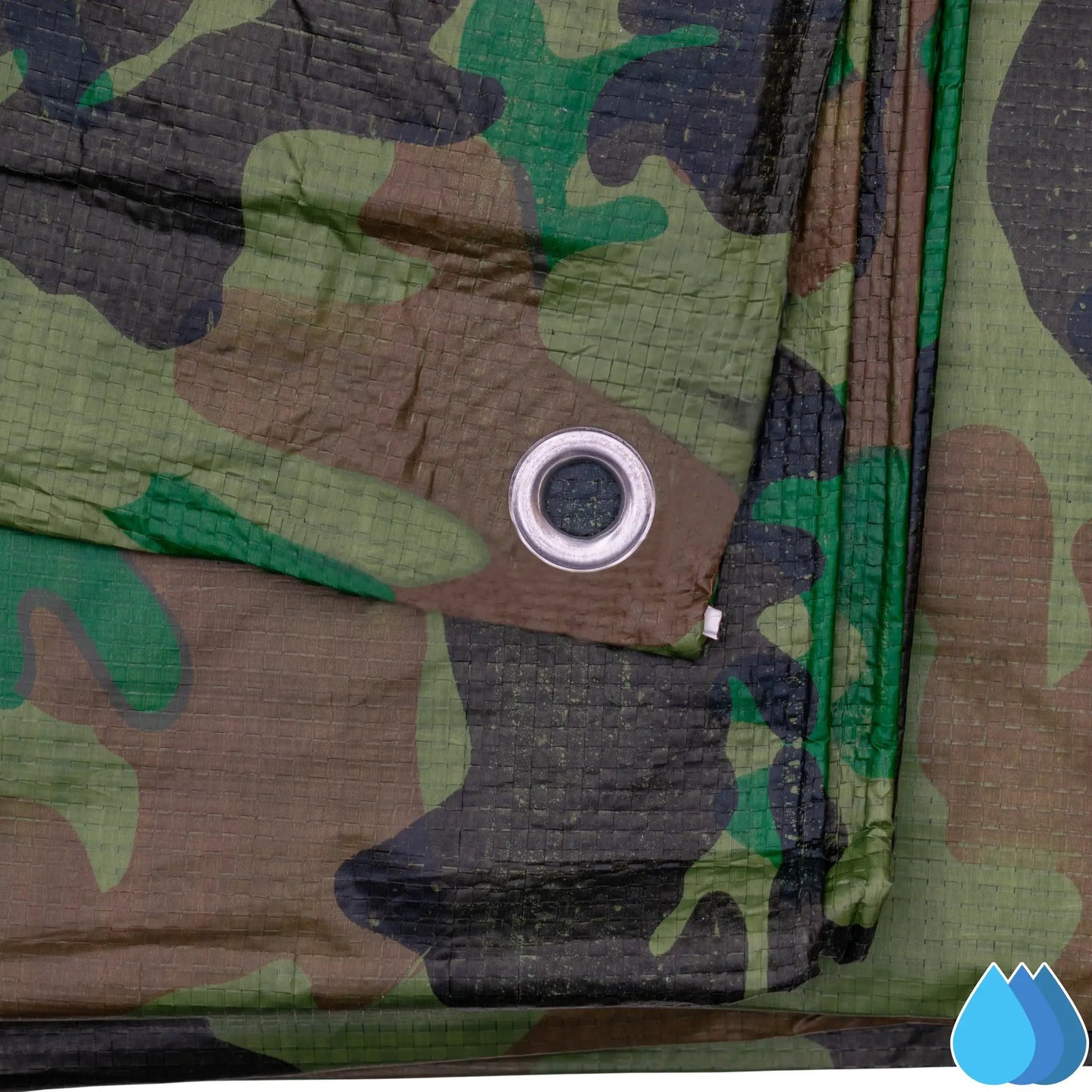 5m x 6m Camouflage Tarpaulins, M-Grade 90 GSM by Costwise