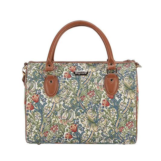 William Morris Golden Lily - Travel Bag by Signare Tapestry
