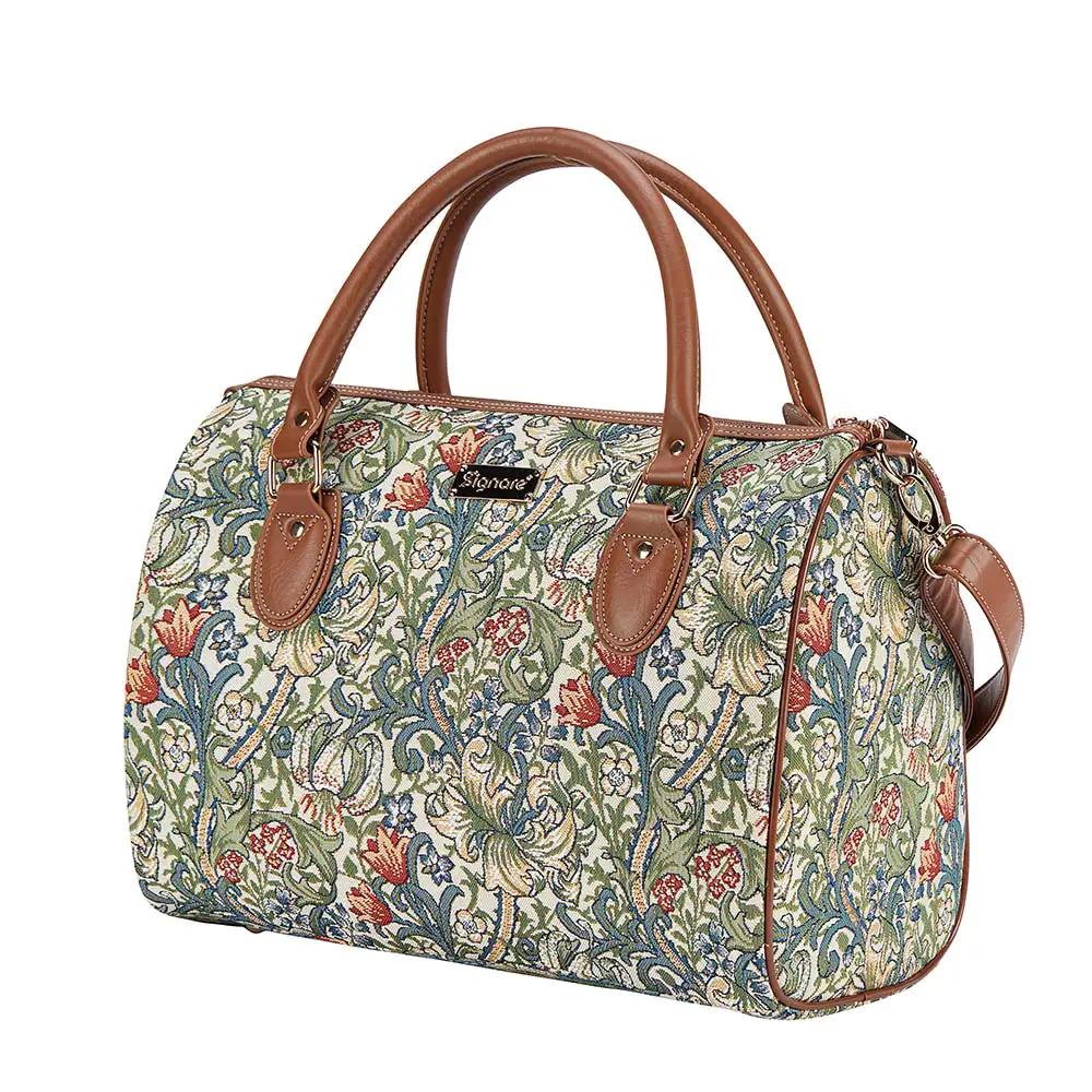 William Morris Golden Lily - Travel Bag by Signare Tapestry
