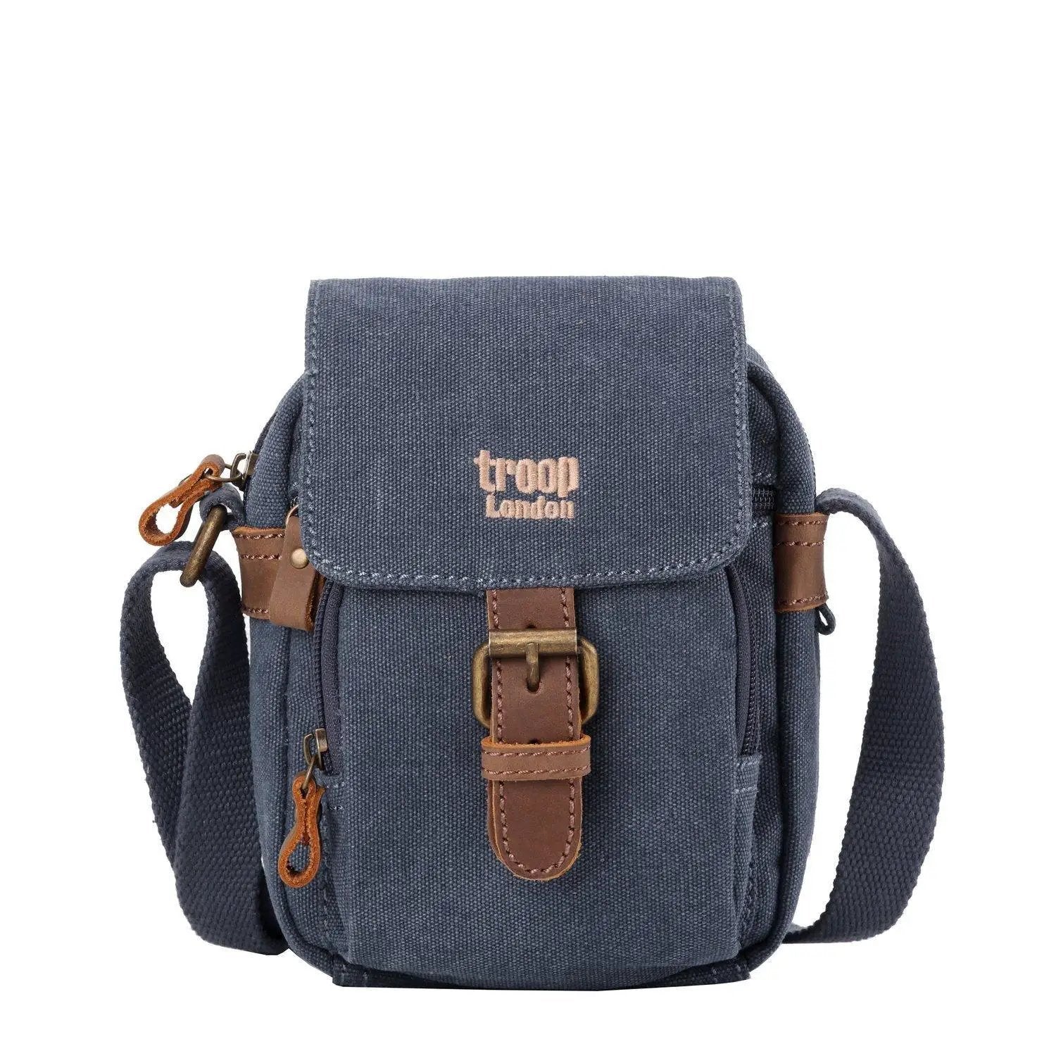Mini Canvas Across Body Bag | TRP0213 by Troop London