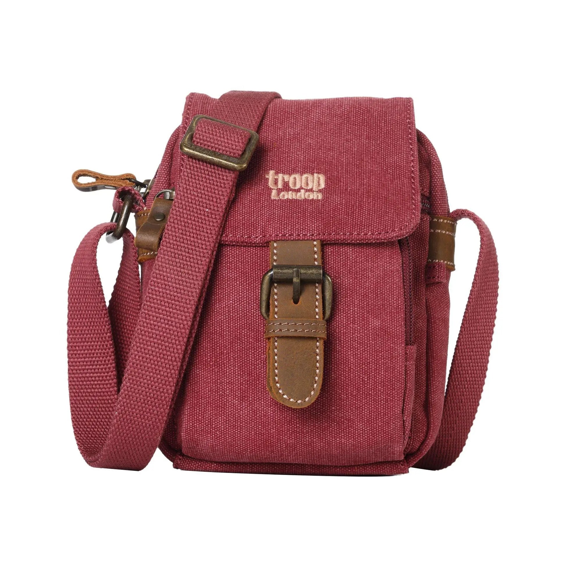 Mini Canvas Across Body Bag | TRP0213 by Troop London