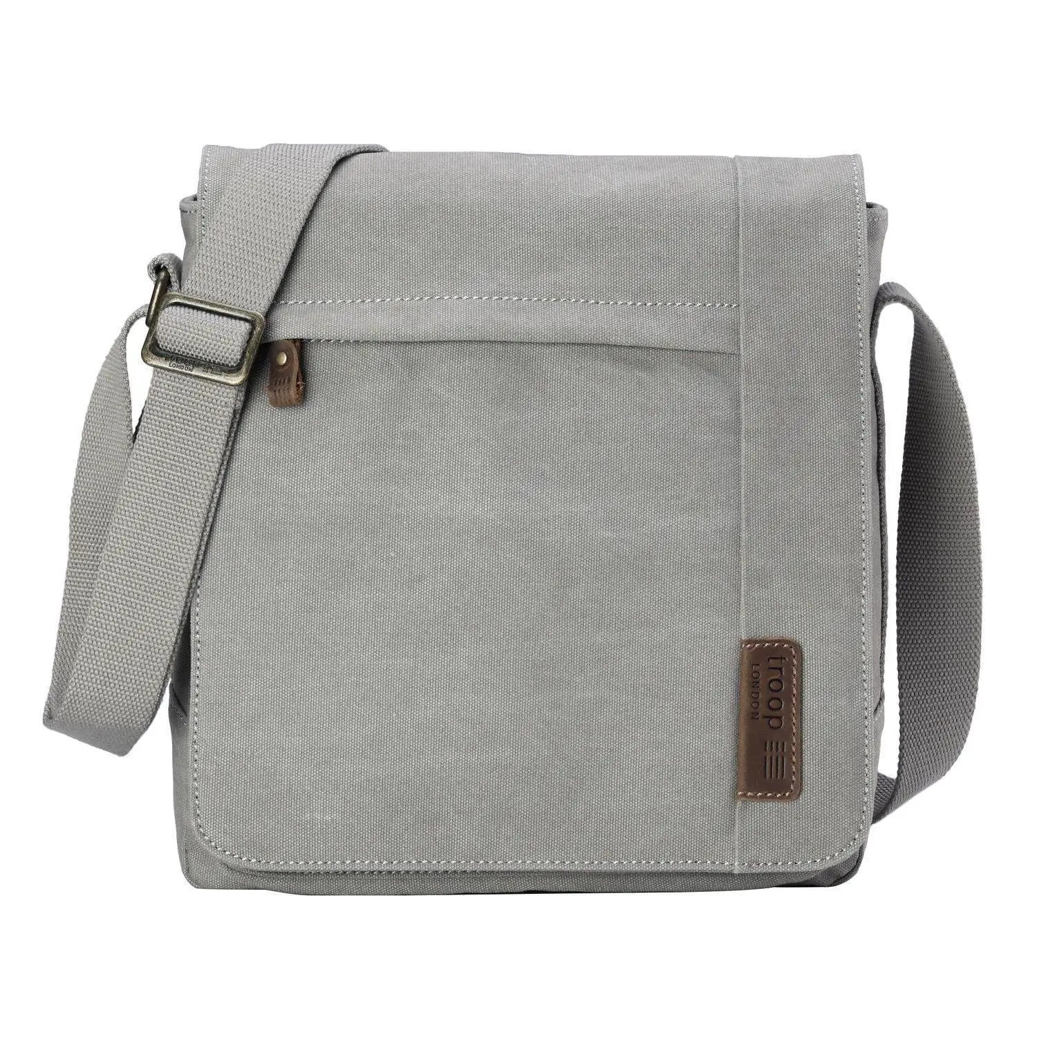 Large Canvas Flap Across Body Bag | TRP0219 by Troop London