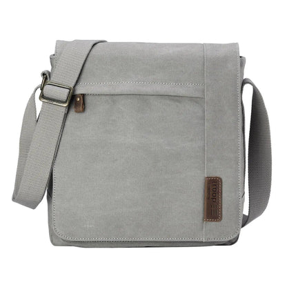 Large Canvas Flap Across Body Bag | TRP0219 by Troop London