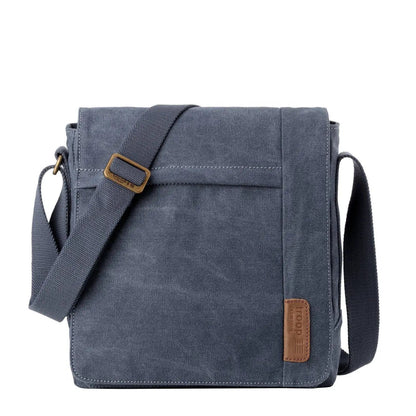 Large Canvas Flap Across Body Bag | TRP0219 by Troop London