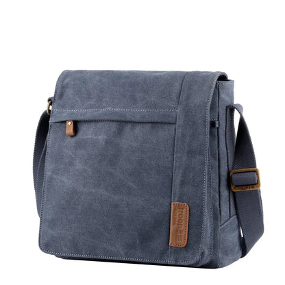 Large Canvas Flap Across Body Bag | TRP0219 by Troop London