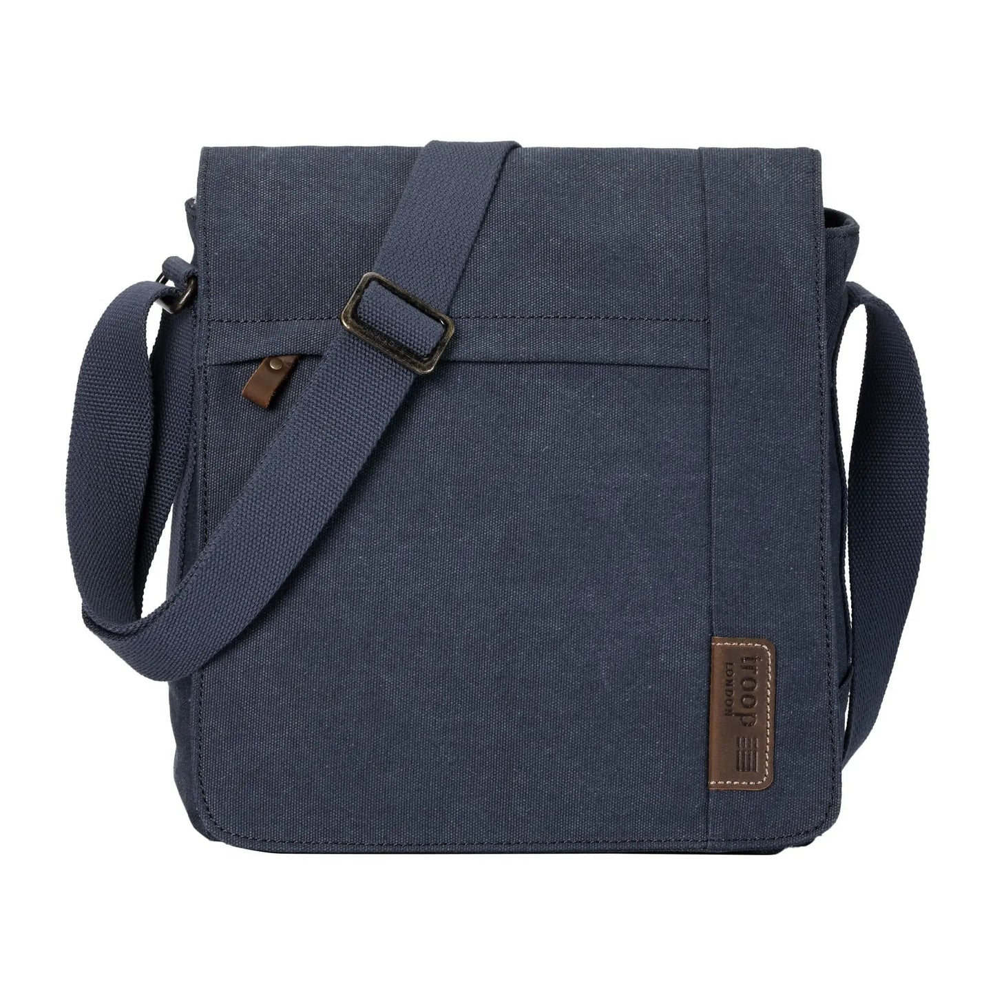 Large Canvas Flap Across Body Bag | TRP0219 by Troop London