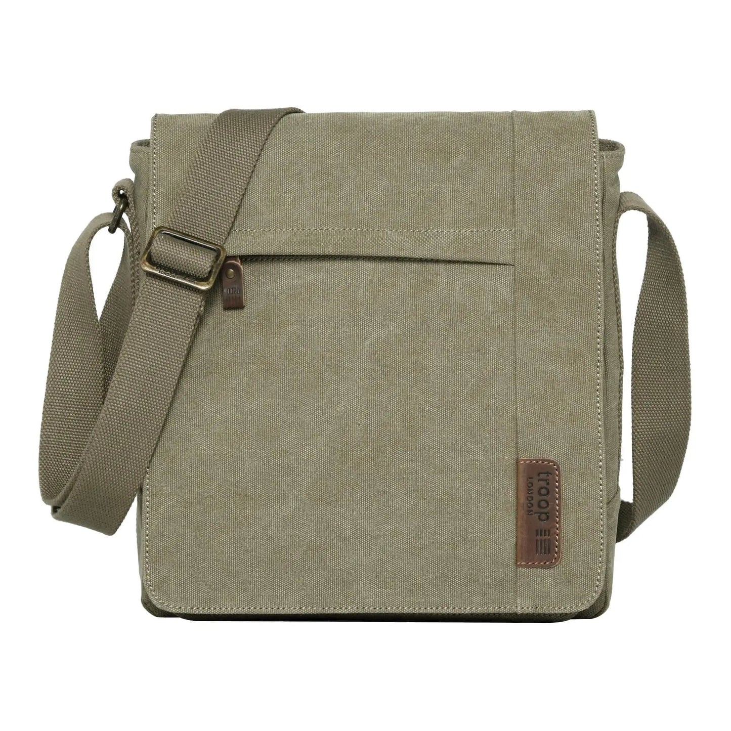 Large Canvas Flap Across Body Bag | TRP0219 by Troop London