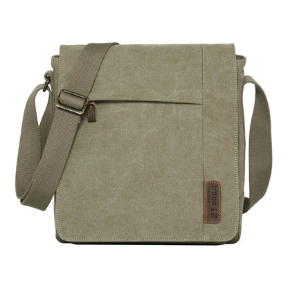 Large Canvas Flap Across Body Bag | TRP0219 by Troop London