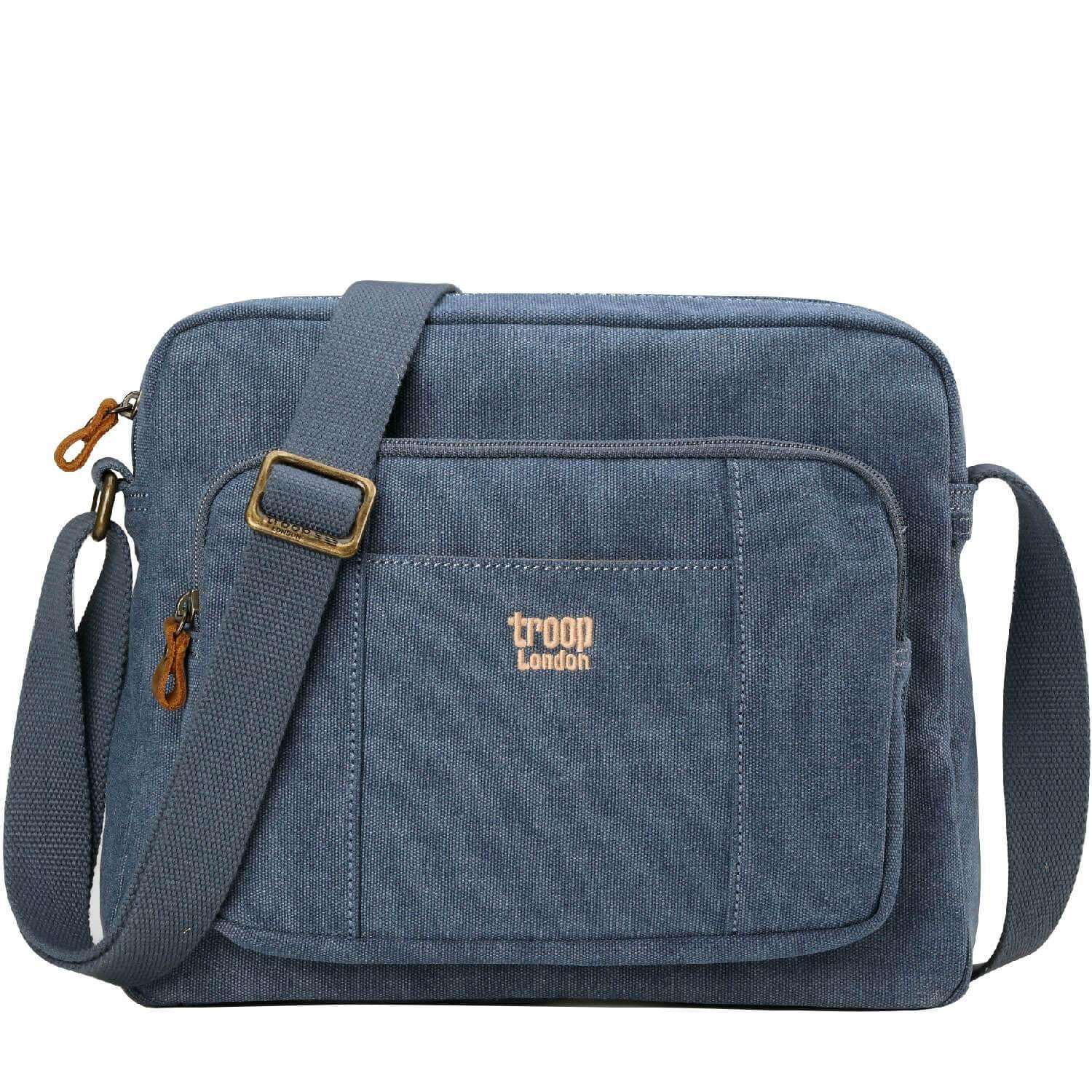 Large Canvas Across Body Bag | TRP0234 by Troop London