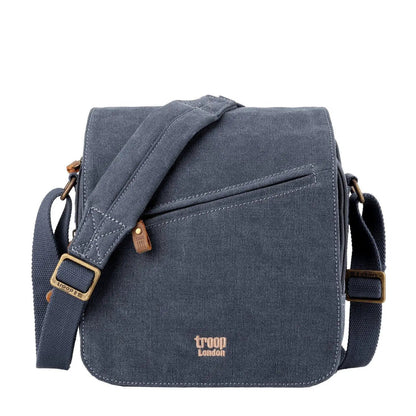 Canvas Flap Across Body Bag with Shoulder Pad | TRP0238 by Troop London