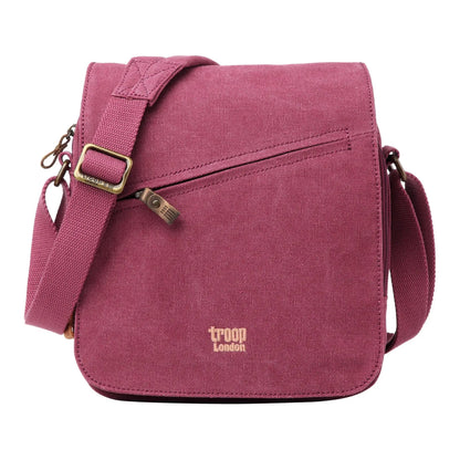 Canvas Flap Across Body Bag with Shoulder Pad | TRP0238 by Troop London