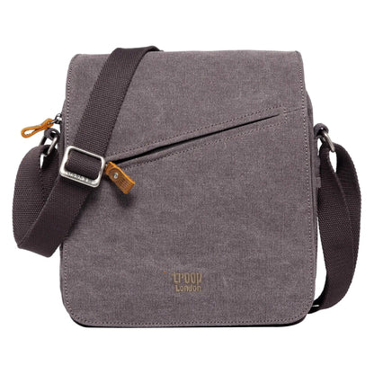 Canvas Flap Across Body Bag with Shoulder Pad | TRP0238 by Troop London