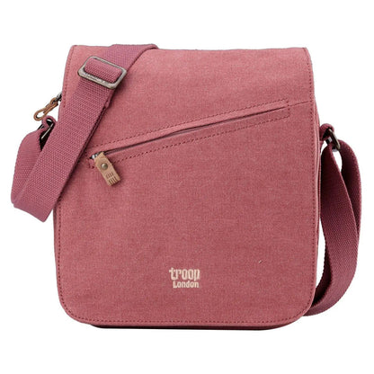 Canvas Flap Across Body Bag with Shoulder Pad | TRP0238 by Troop London