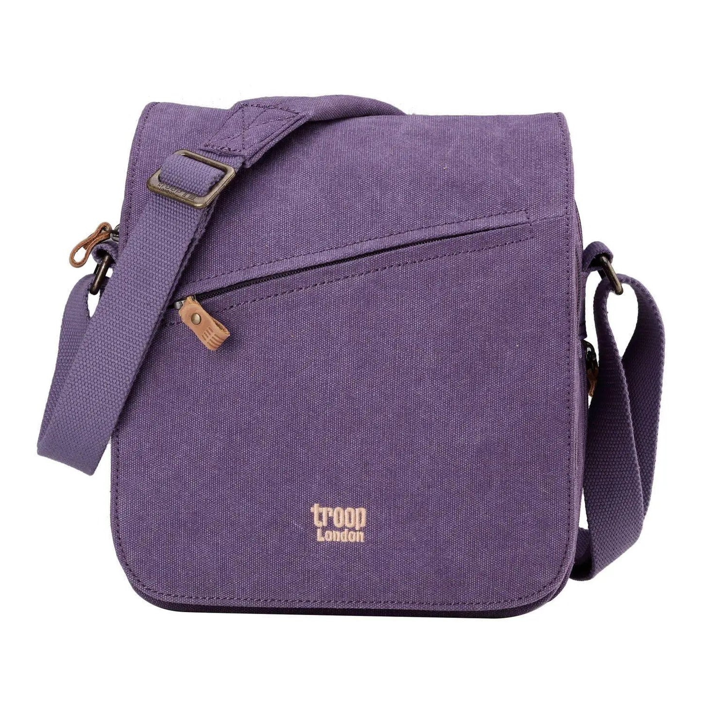 Canvas Flap Across Body Bag with Shoulder Pad | TRP0238 by Troop London