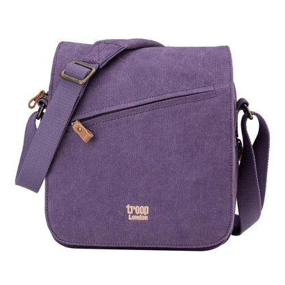 Canvas Flap Across Body Bag with Shoulder Pad | TRP0238 by Troop London