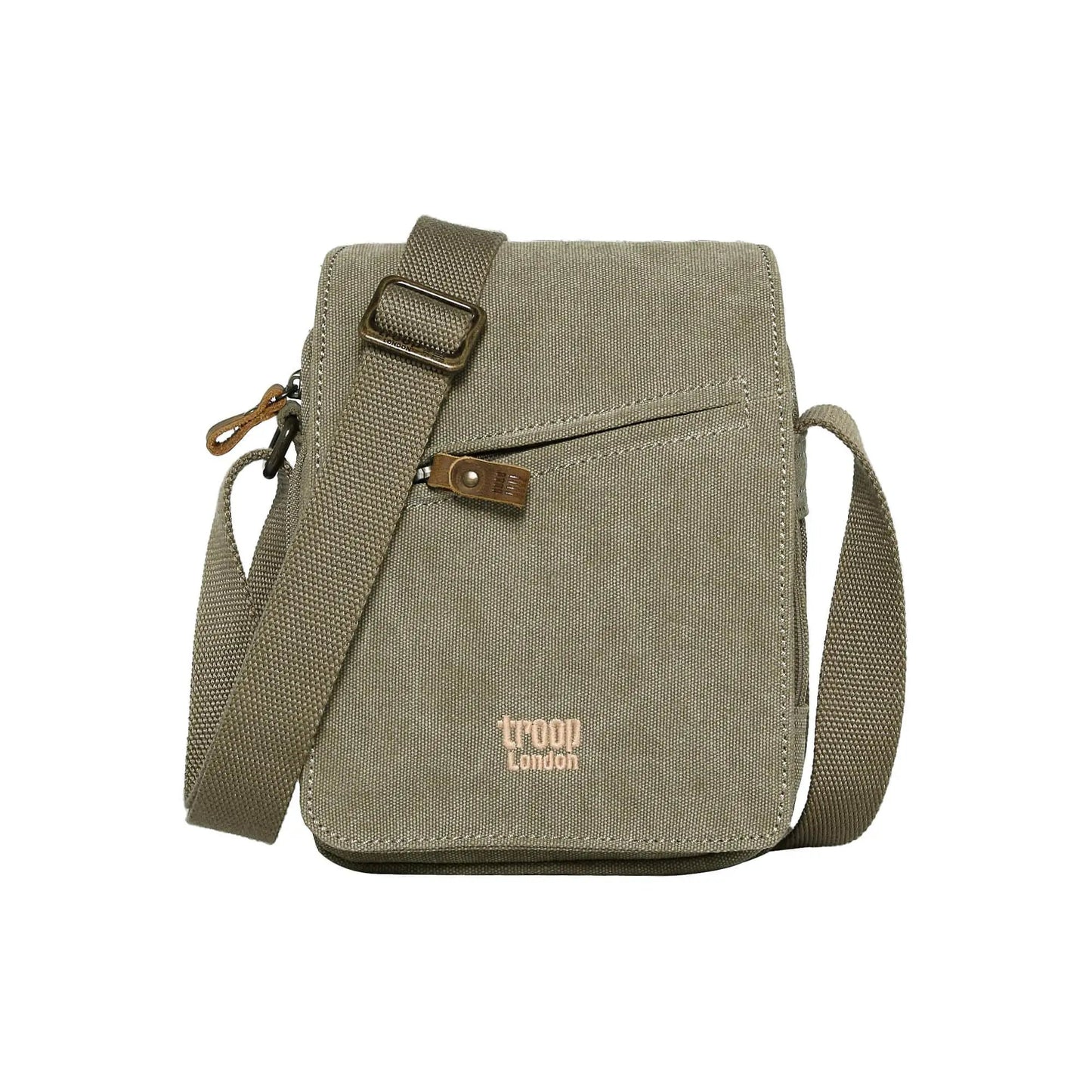 Canvas Flap Across Body Bag | TRP0239 by Troop London