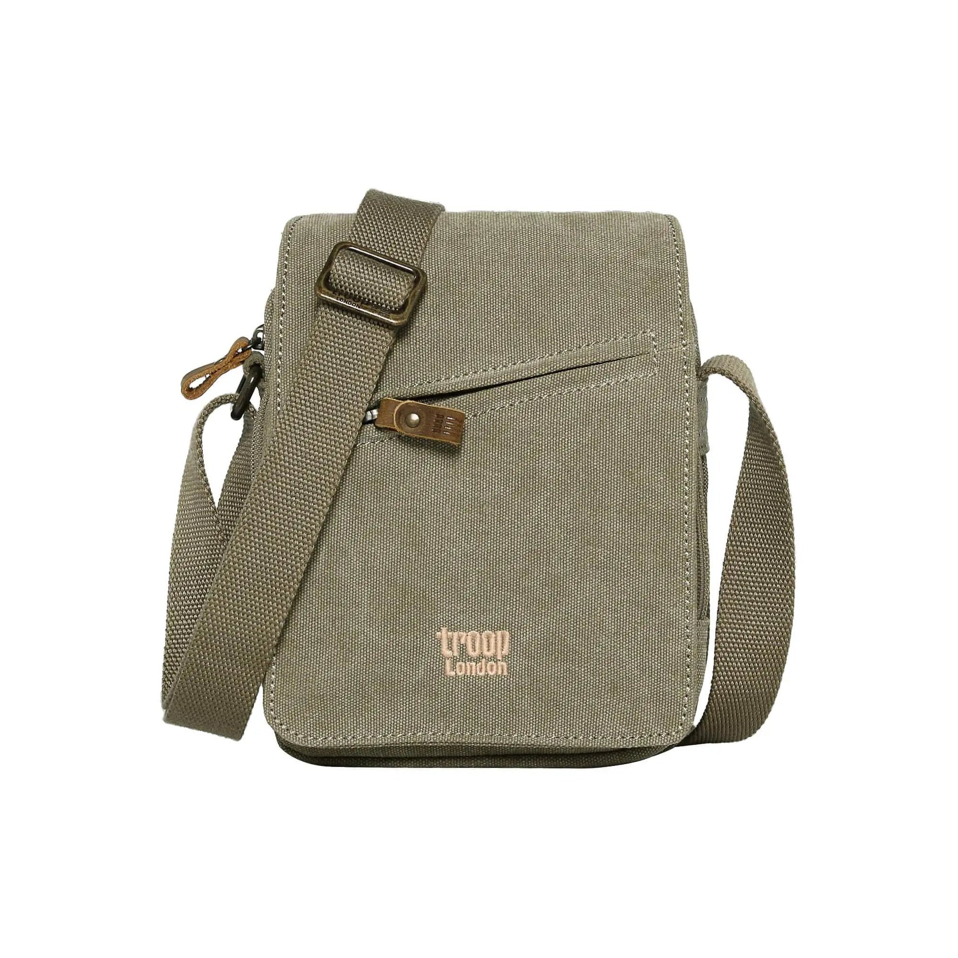 Canvas Flap Across Body Bag | TRP0239 by Troop London