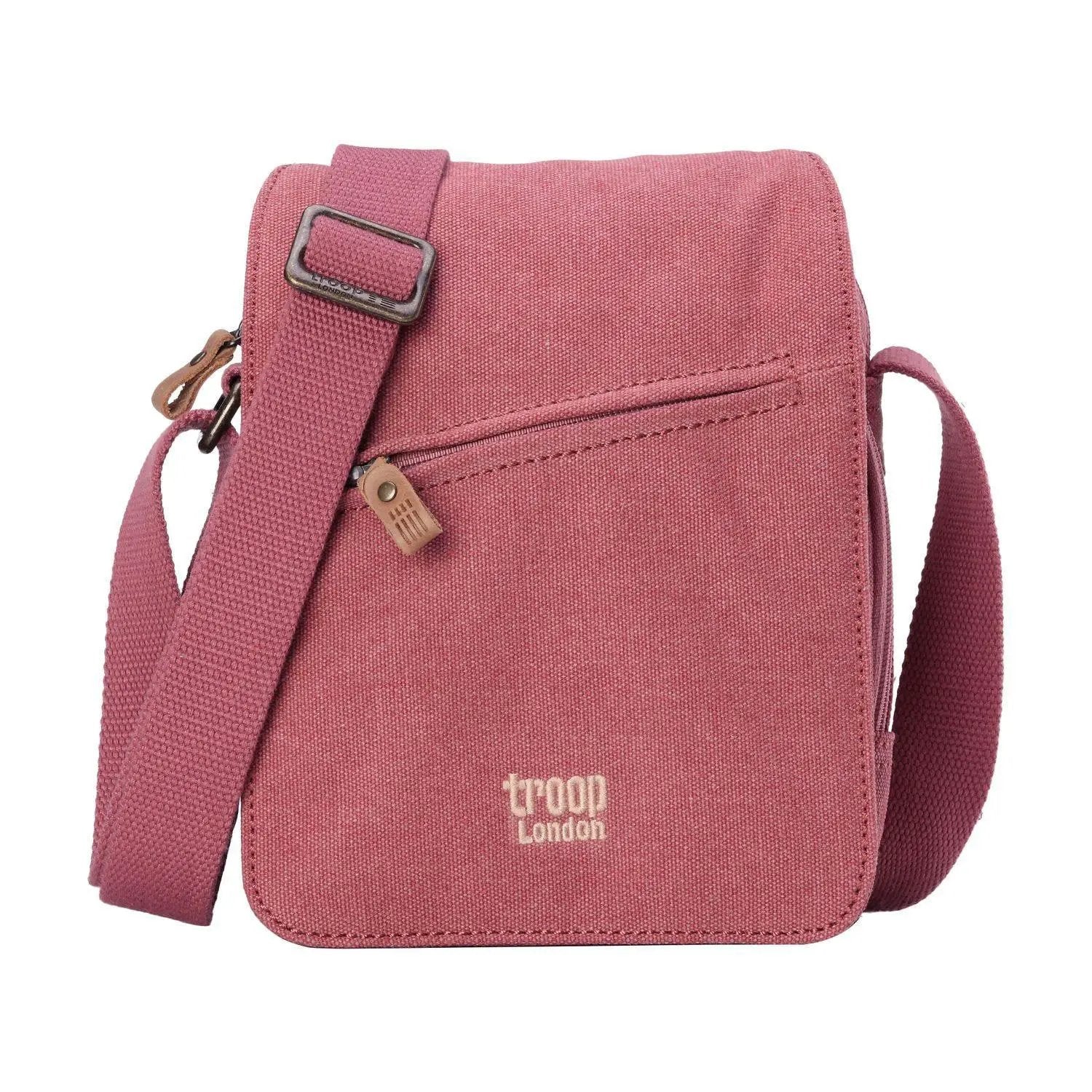 Canvas Flap Across Body Bag | TRP0239 by Troop London