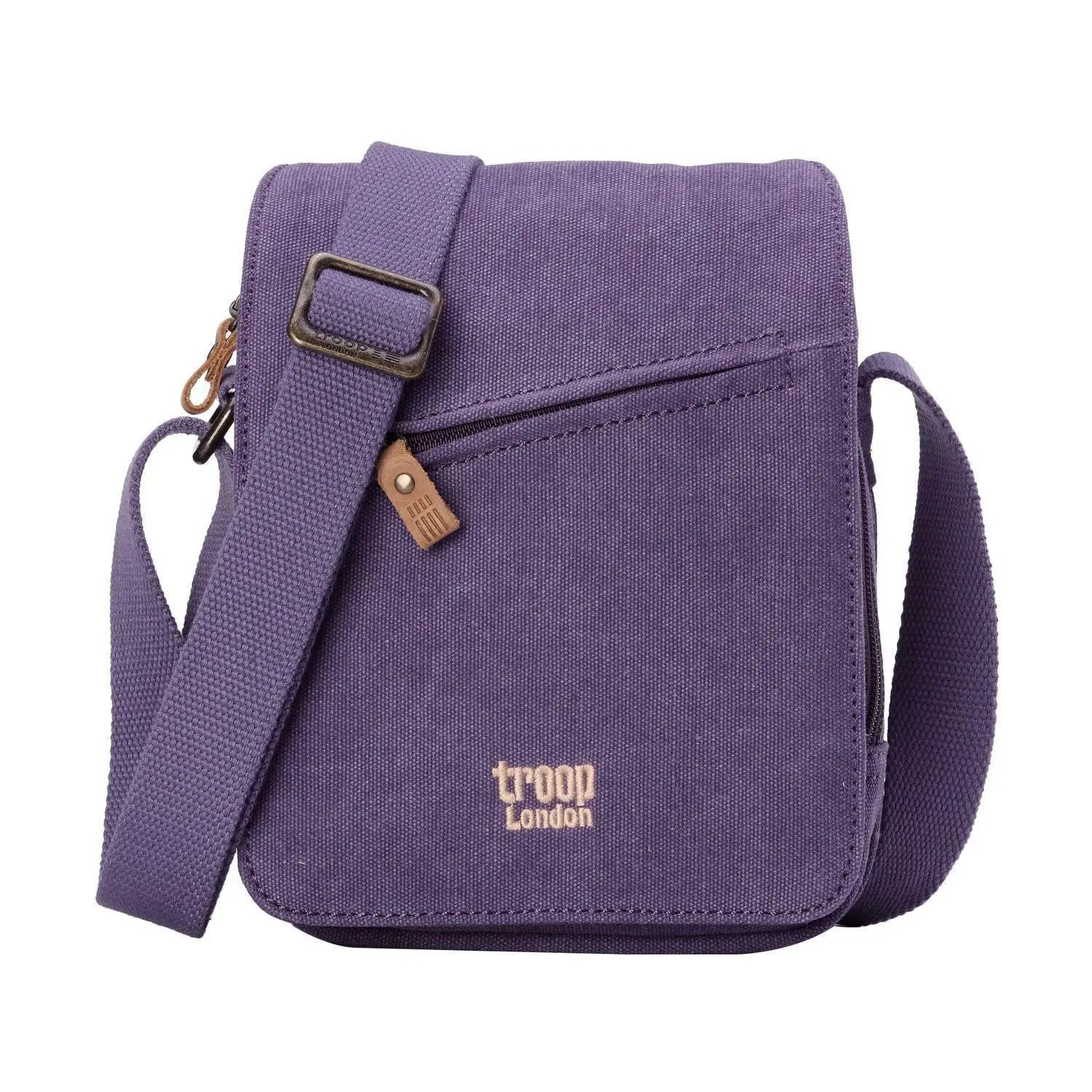 Canvas Flap Across Body Bag | TRP0239 by Troop London