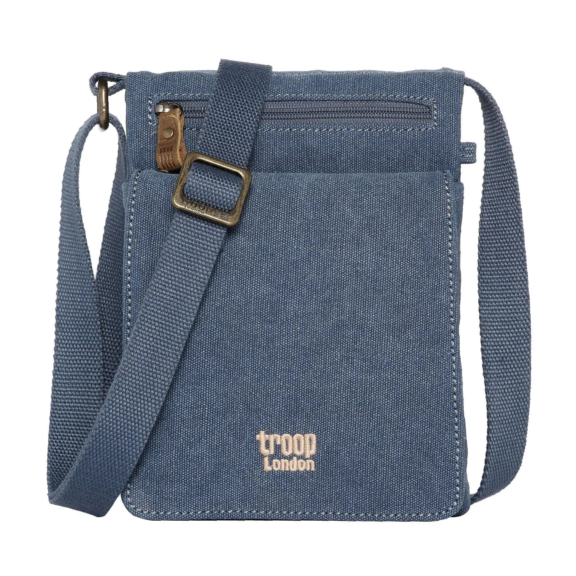 Mini Canvas Across Body Bag with Organiser | TRP0243 by Troop London