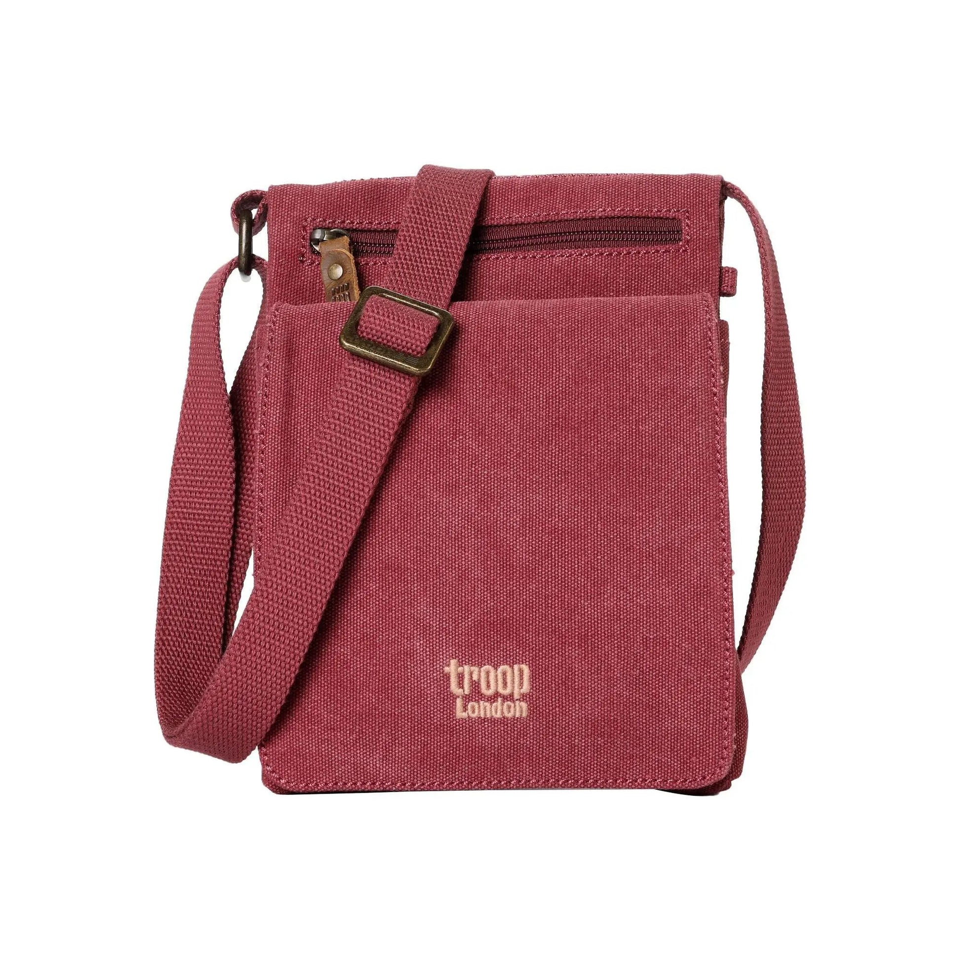 Mini Canvas Across Body Bag with Organiser | TRP0243 by Troop London