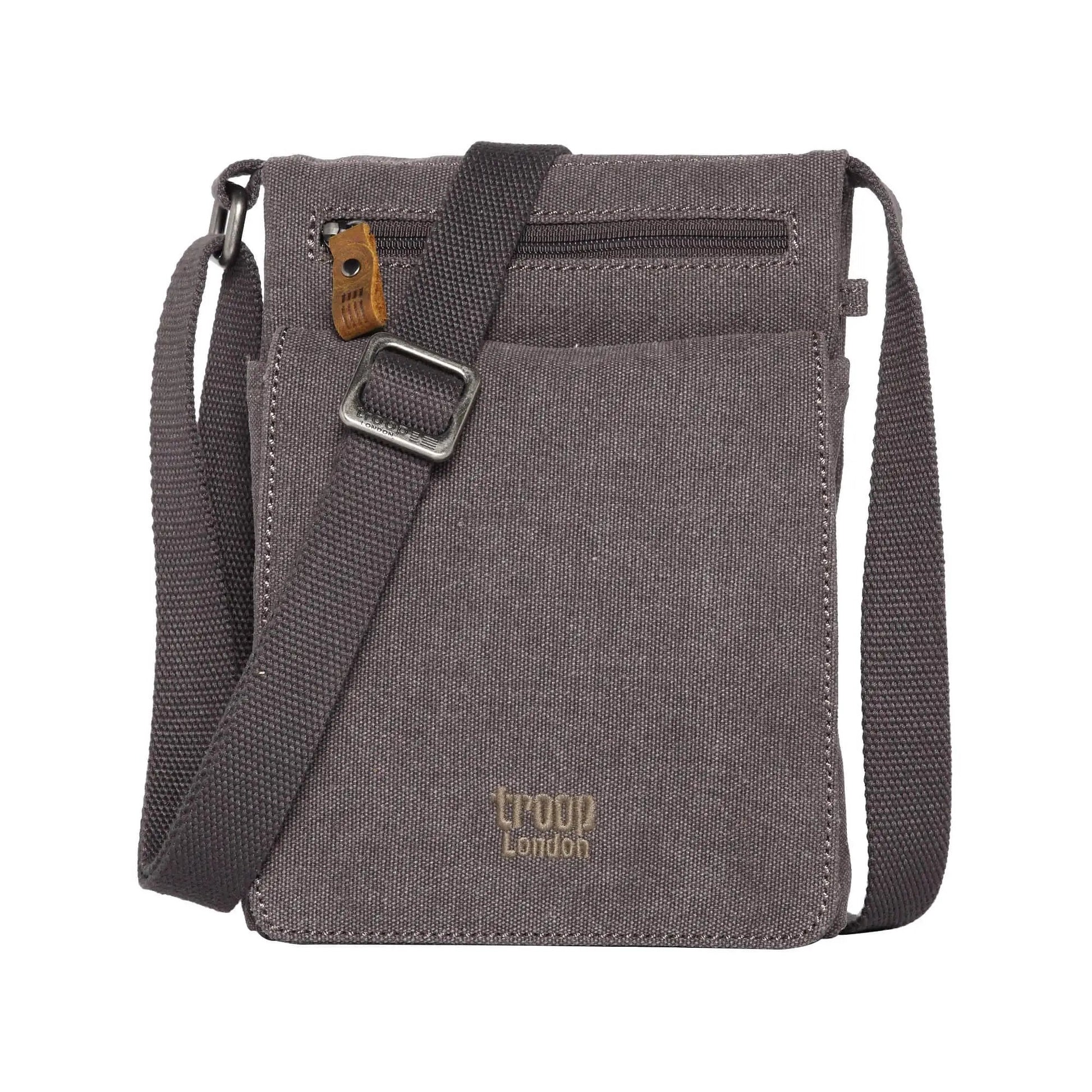 Mini Canvas Across Body Bag with Organiser | TRP0243 by Troop London