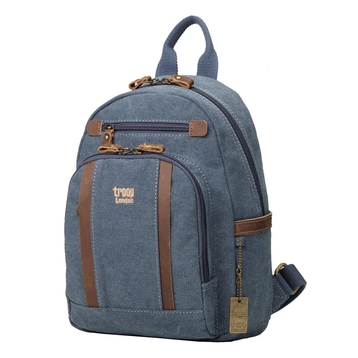 Small Canvas Backpack with Tablet Sleeve | TRP0255 by Troop London