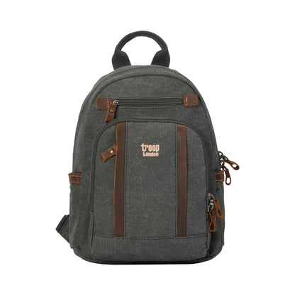 Small Canvas Backpack with Tablet Sleeve | TRP0255 by Troop London