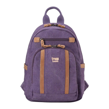 Small Canvas Backpack with Tablet Sleeve | TRP0255 by Troop London