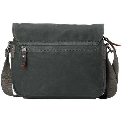 Heritage Waxed Canvas Across Body Bag | TRP0440 by Troop London