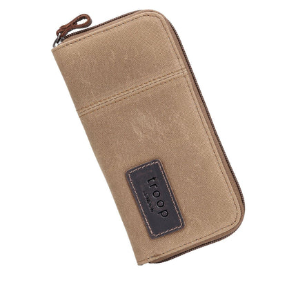 Canvas Zip Around Wallet Purse TRP0501