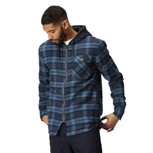 Mens Fleece Lined Check Shirt TRS205 by Regatta