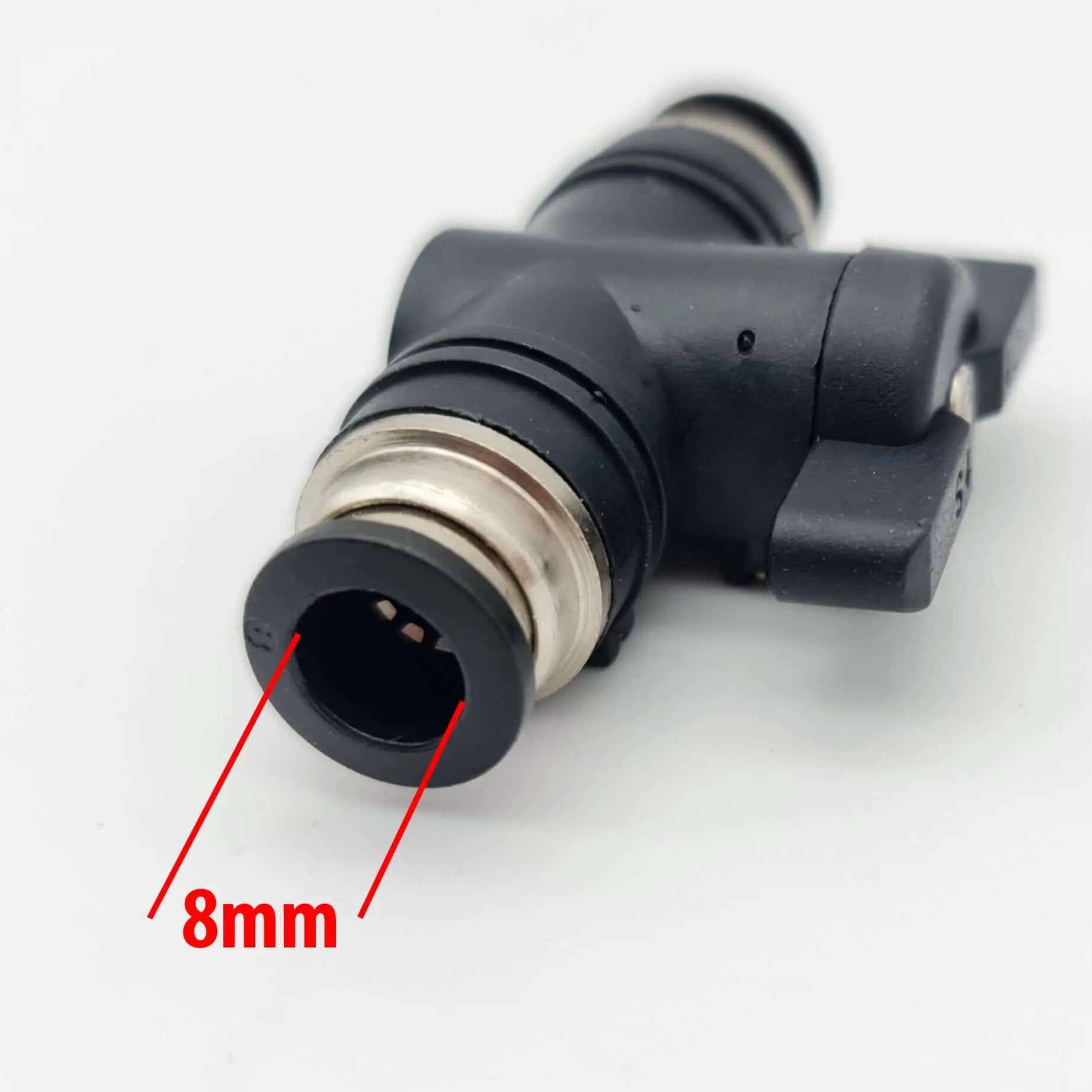 8mm Push-in Tap for Water Fed Brush Hose by IGADPole