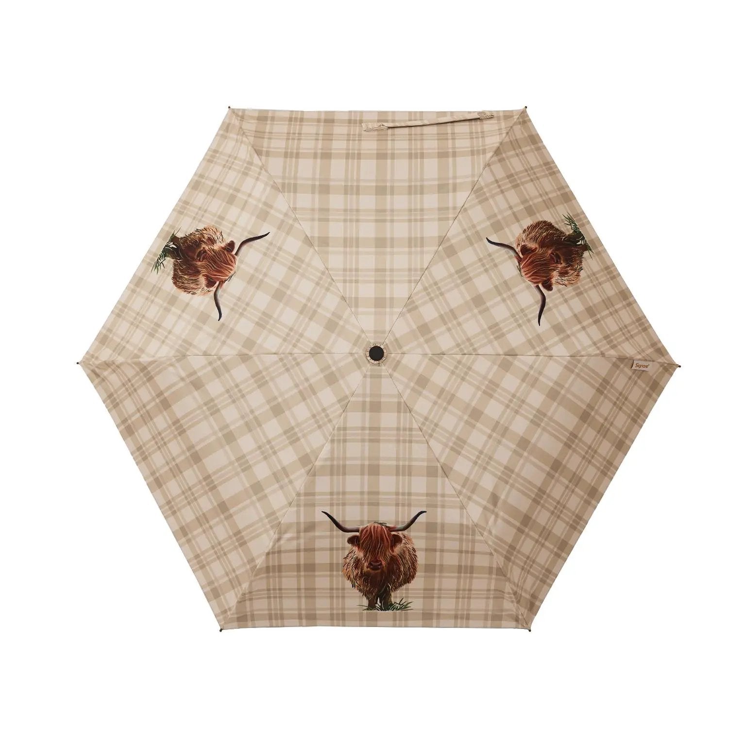 Highland Cow - Automatic Folding Umbrella by Signare Tapestry