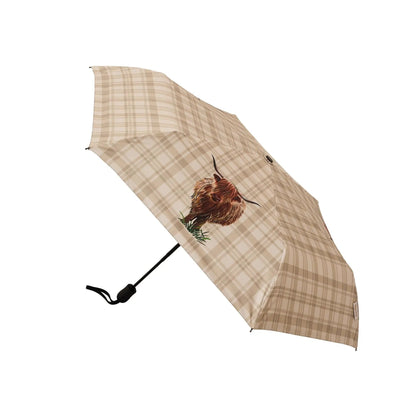 Highland Cow - Automatic Folding Umbrella by Signare Tapestry