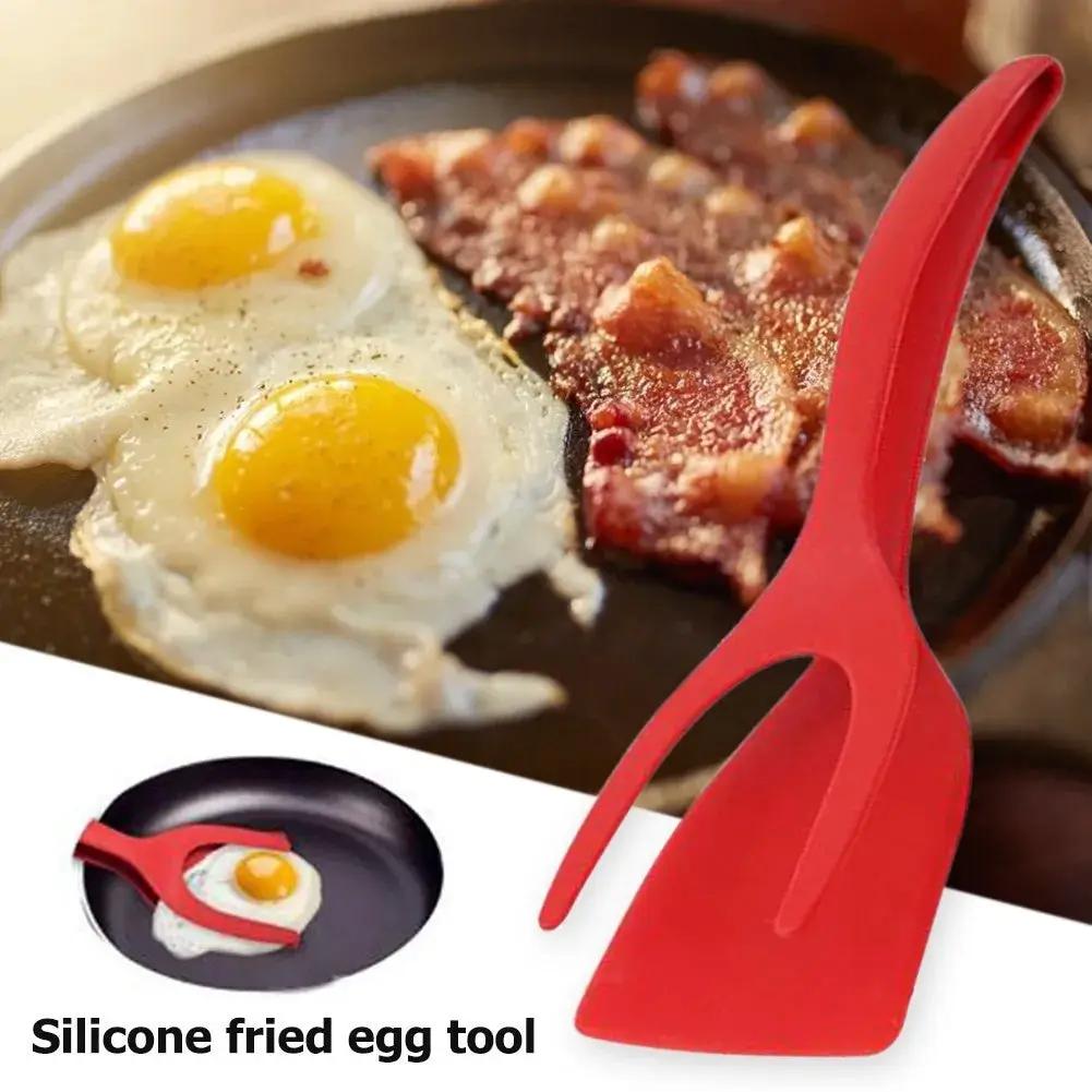 Ultimate 2-In-1 Grip and Flip Silicone Spatula Tongs by Cashymart