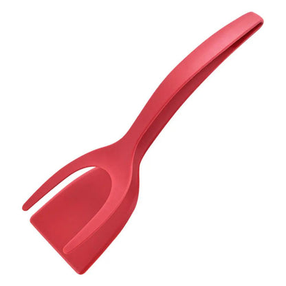 Ultimate 2-In-1 Grip and Flip Silicone Spatula Tongs by Cashymart