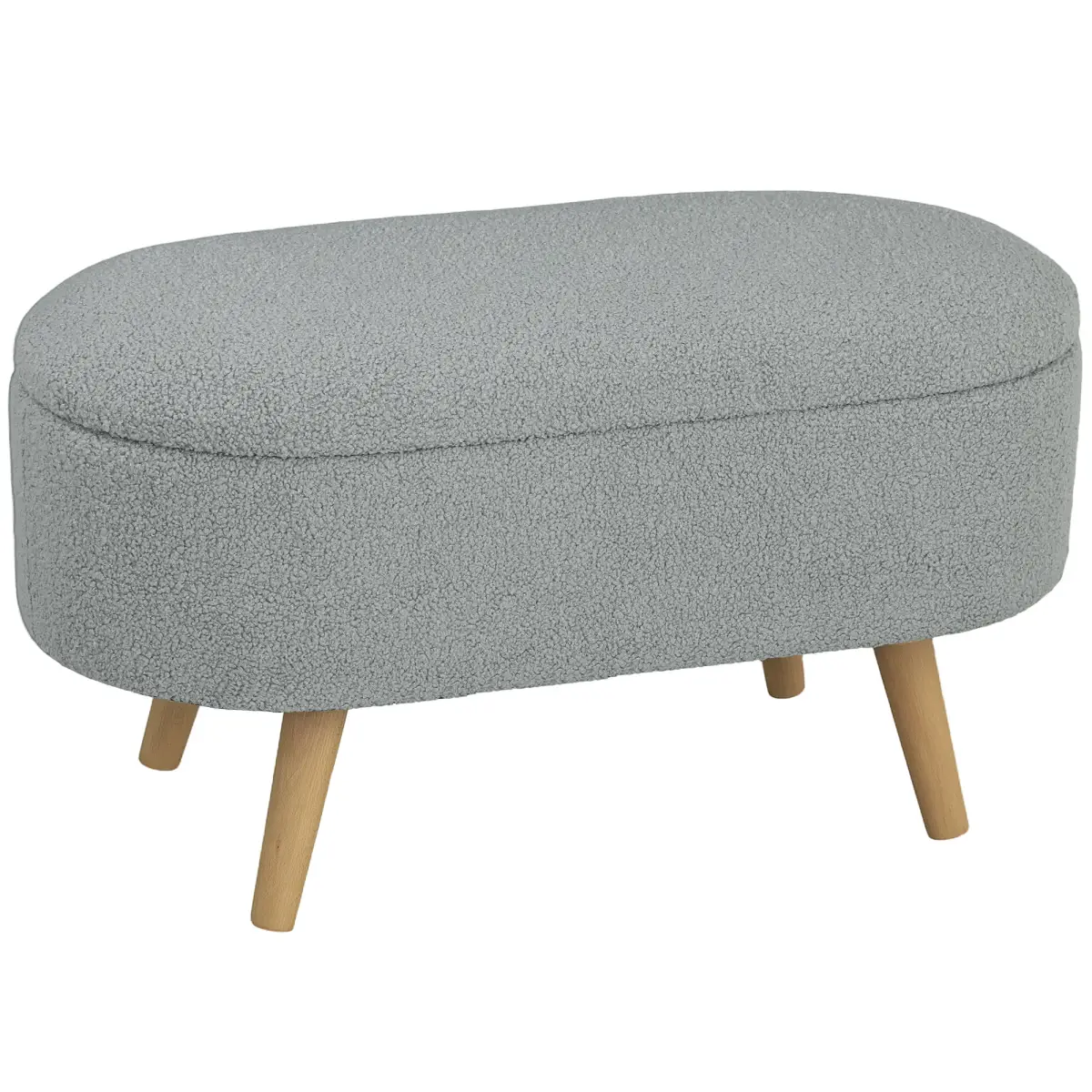 HOMCOM Ottoman Storage Bench for Hallway, Living Room by HOMCOM
