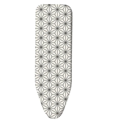 Vinsani Modern Ironing Board Cover Multi Fit New Foam Back padding 100% Cotton Easy Fit, 140 x 52 cm, Made in EU (Iron Board not included) by Vinsani