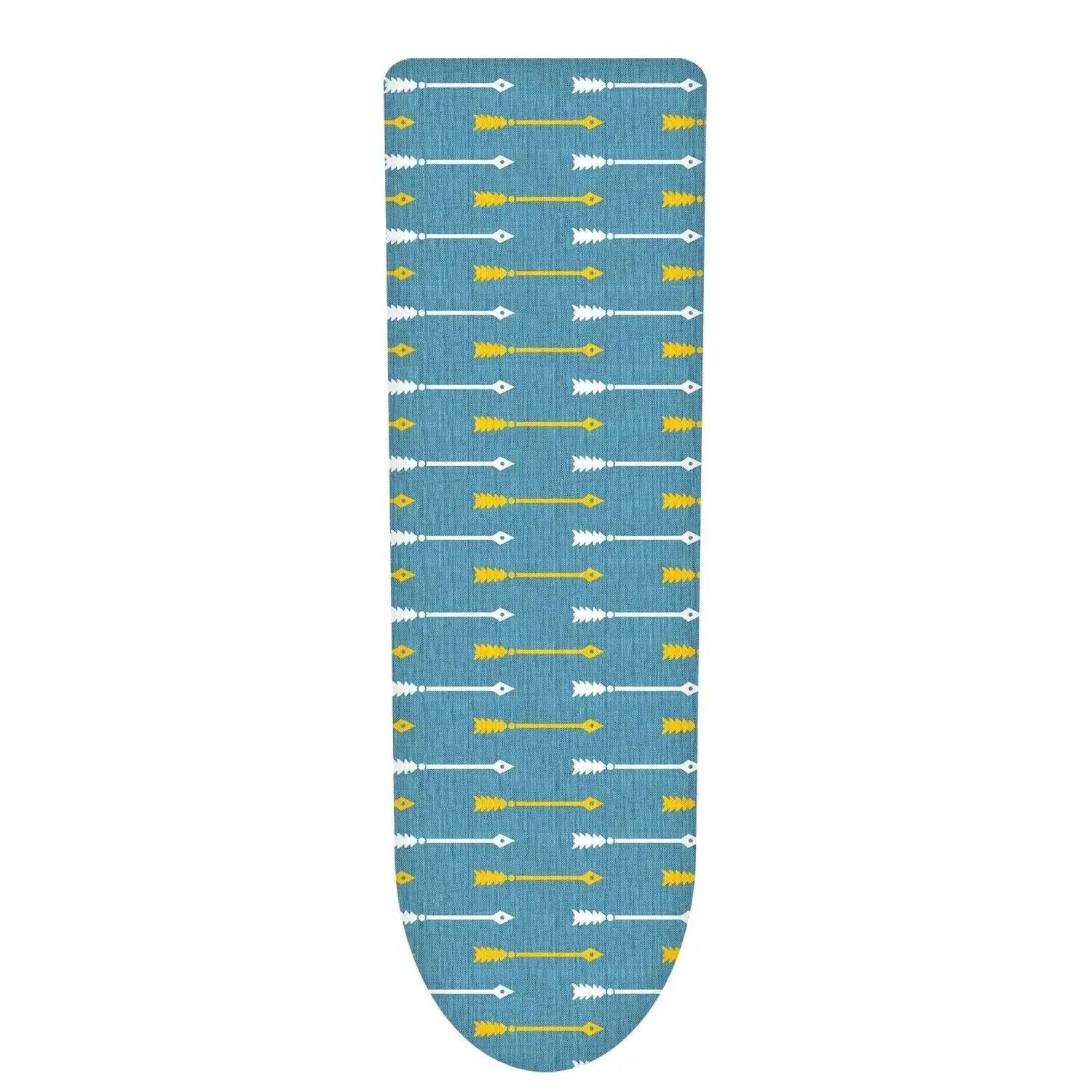 Vinsani Modern Ironing Board Cover Multi Fit New Foam Back padding 100% Cotton Easy Fit, 140 x 52 cm, Made in EU (Iron Board not included) by Vinsani