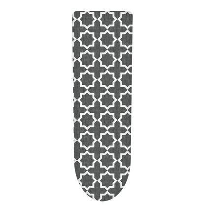 Vinsani Modern Ironing Board Cover Multi Fit New Foam Back padding 100% Cotton Easy Fit, 140 x 52 cm, Made in EU (Iron Board not included) by Vinsani
