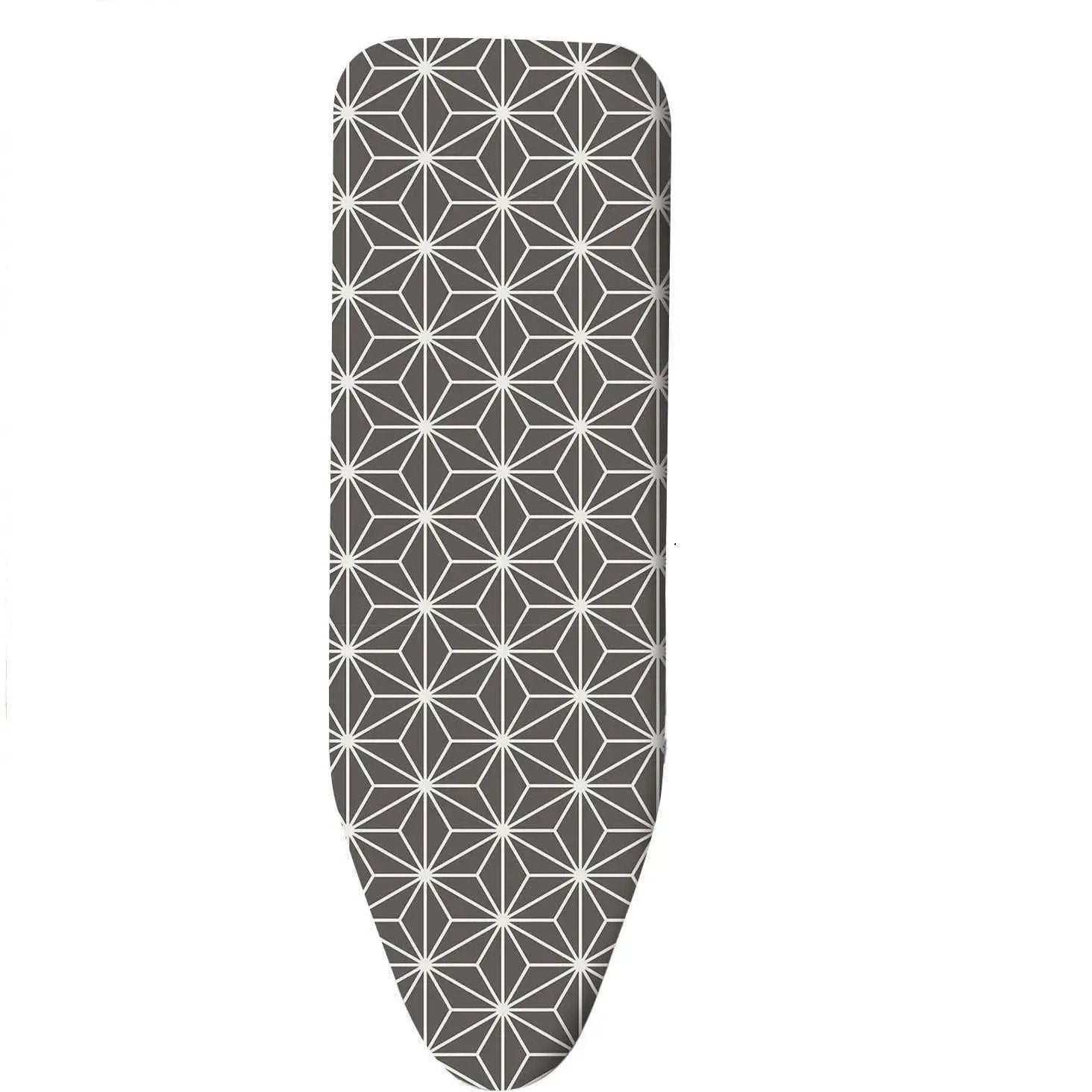 Vinsani Modern Ironing Board Cover Multi Fit New Foam Back padding 100% Cotton Easy Fit, 140 x 52 cm, Made in EU (Iron Board not included) by Vinsani