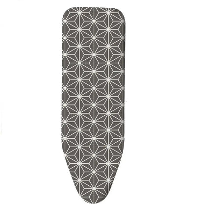 Vinsani Modern Ironing Board Cover Multi Fit New Foam Back padding 100% Cotton Easy Fit, 140 x 52 cm, Made in EU (Iron Board not included) by Vinsani