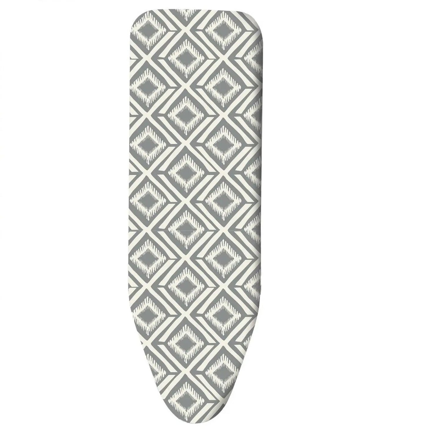 Vinsani Modern Ironing Board Cover Multi Fit New Foam Back padding 100% Cotton Easy Fit, 140 x 52 cm, Made in EU (Iron Board not included) by Vinsani