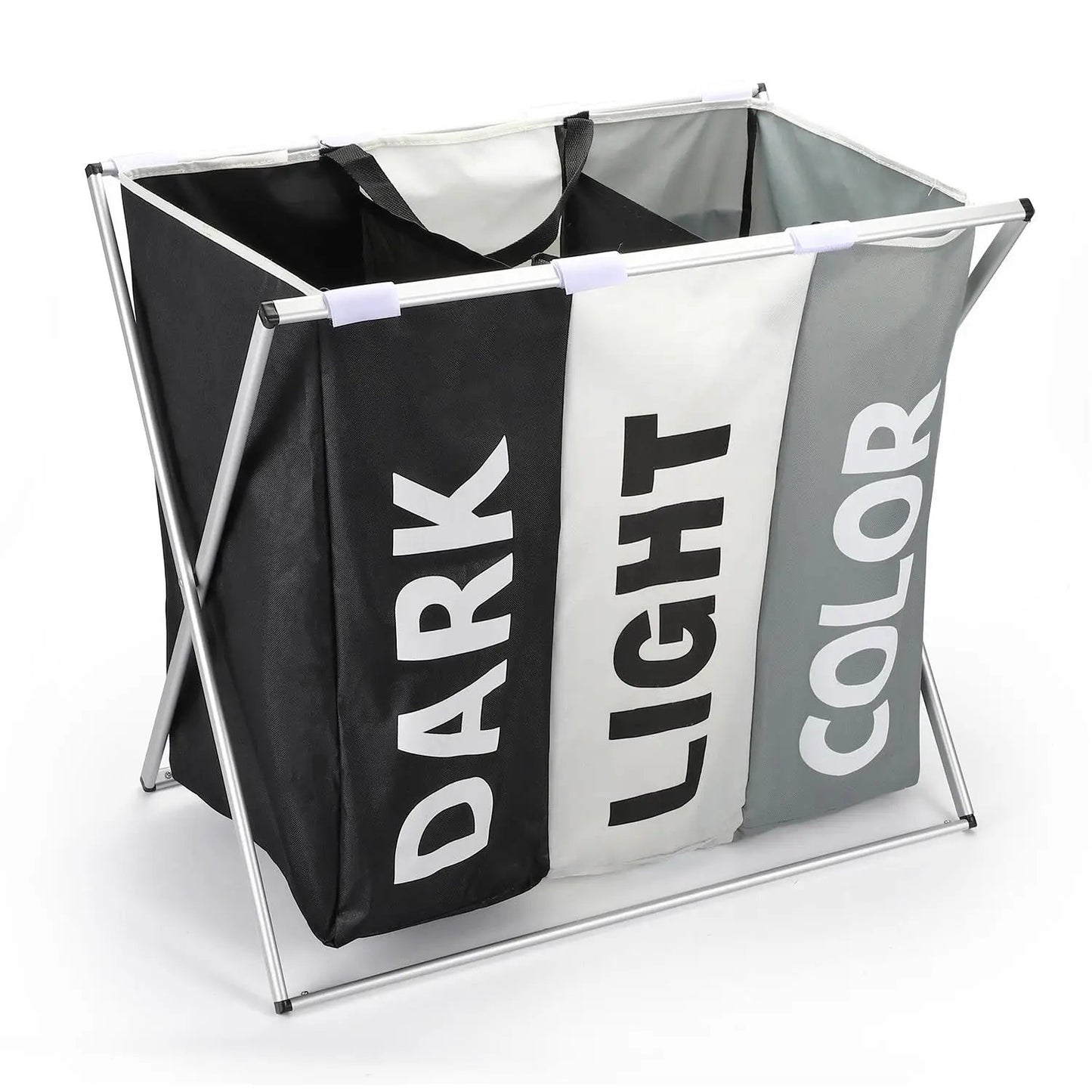 VINSANI X-SHAPE 3 SECTION LAUNDRY SORTER by Vinsani