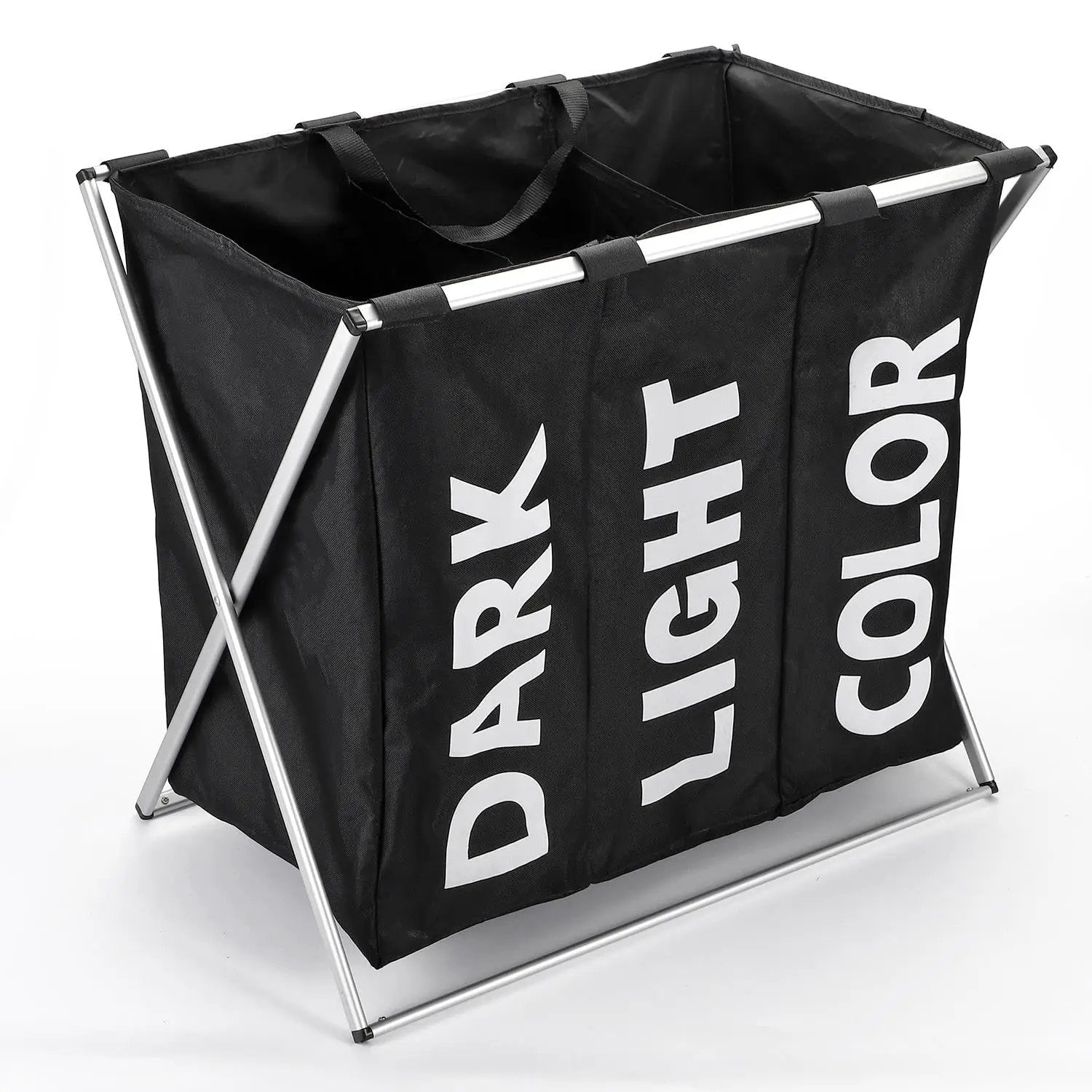 VINSANI X-SHAPE 3 SECTION LAUNDRY SORTER by Vinsani