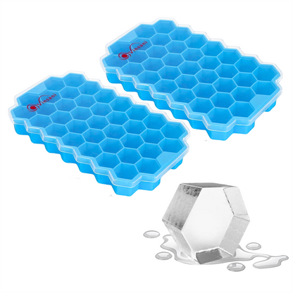 VINSANI 2 PACK ICE CUBE TRAY HEXAGON by Vinsani
